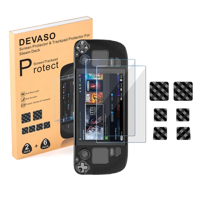 Protect Your Steam Deck with the 8 in 1 Anti-Blue Light Steam Deck Screen Protector