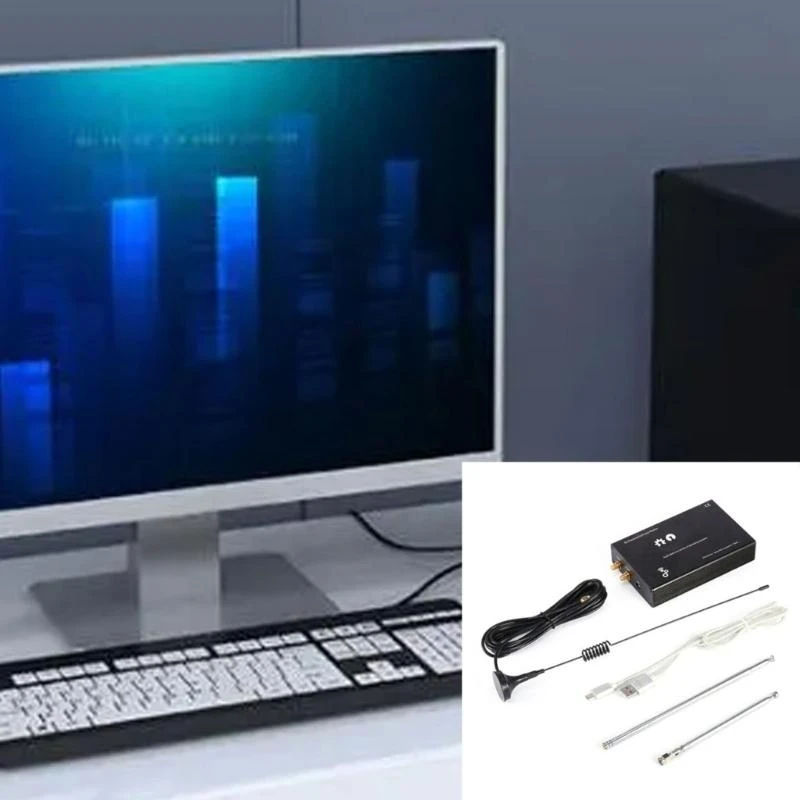 SZSU 소프트웨어 정의 라디오 1MHz 6GHz 데모 보드 +TCXO +금속 케이스 +안테나