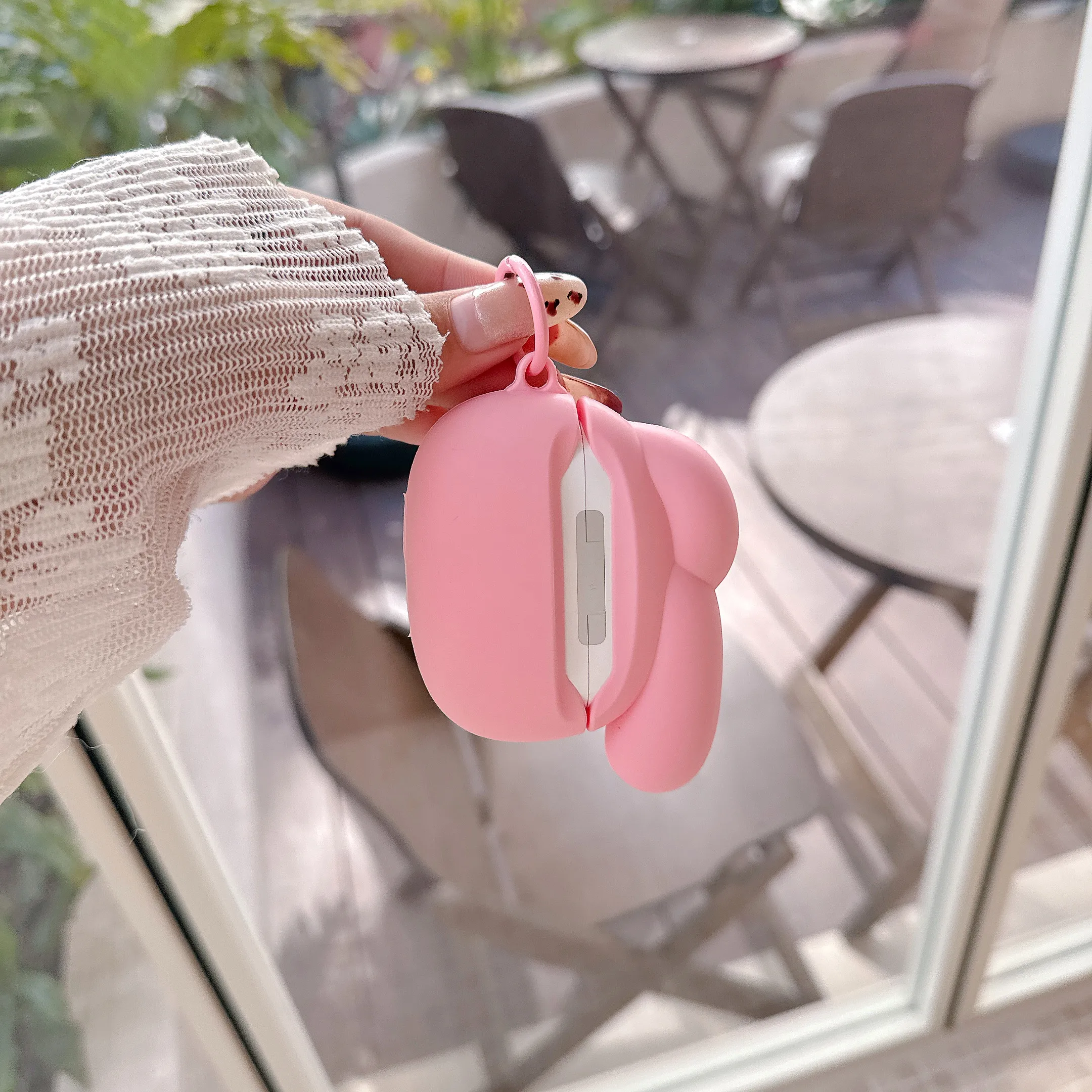 Chic MyMelody Wireless Earphones Case with Lanyard and Anti-Drop Protection