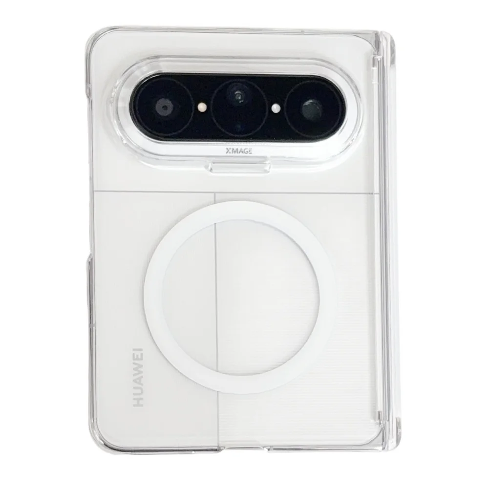 Ultra-Thin Clear/Matte Foldable Phone Case with Hinge Protection & Anti-Scratch Cover