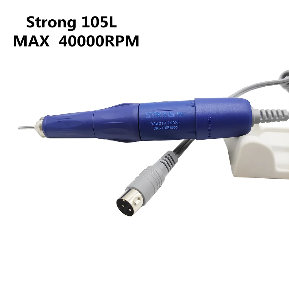 40K Strong 105L Micro Motor Pen 45K 105LN Electric Nail Drill Handle For Strong 210 Manicure Machine Set Tool Polish Equipment 3