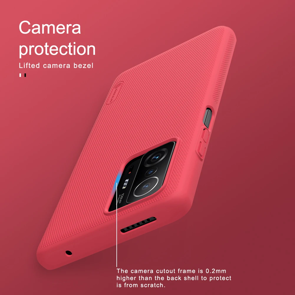 For Xiaomi 11T /11T Pro Case Genuine Nillkin Case Frosted Shield Simple Luxuly business Hard PC Back Cover For Xiaomi Mi 11T Pro 4
