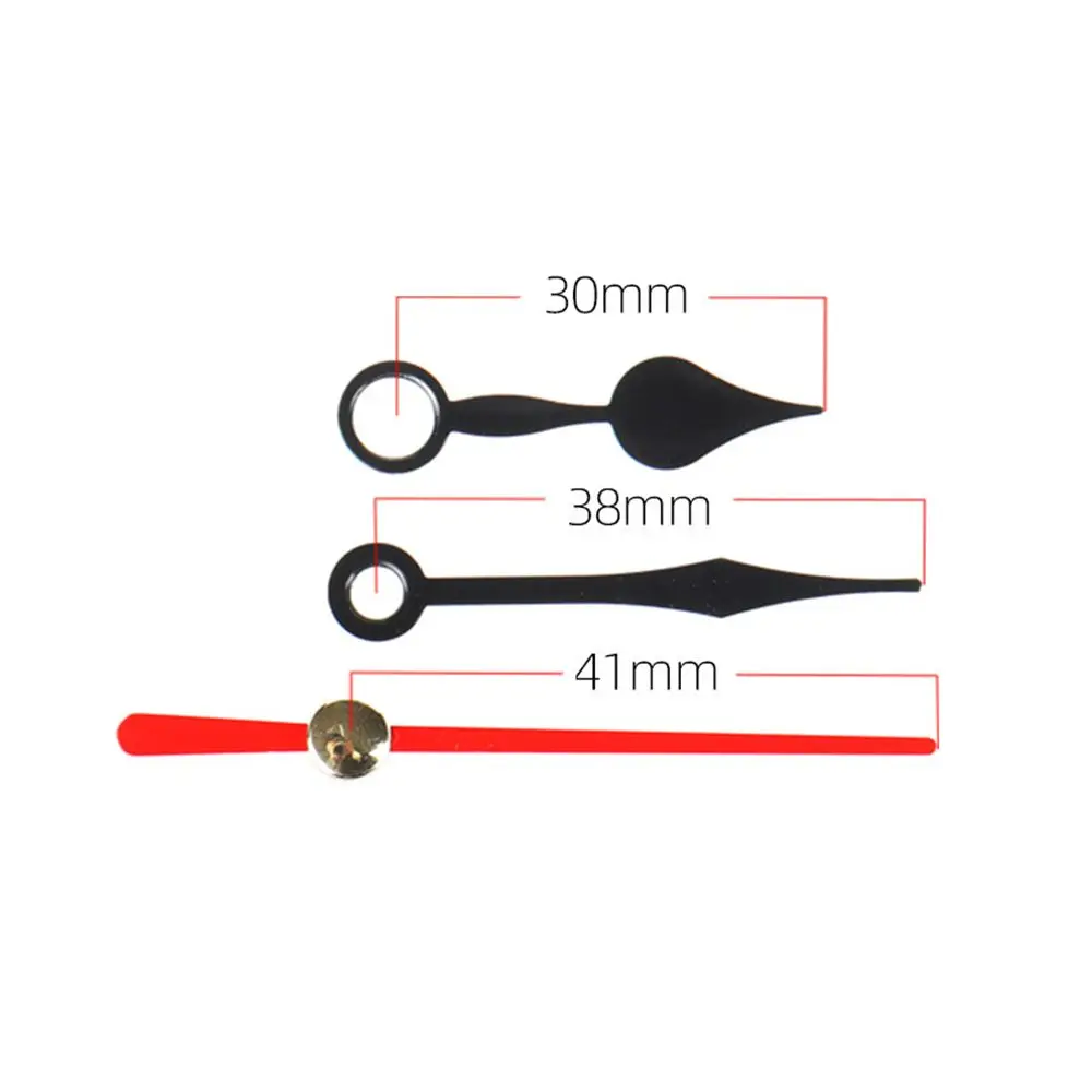 Classic Quartz Clock Parts Watch Movement Mechanism Black Metal Parts Repair Kit Home Decor Silent Scanning Bell Accessories Clock Mechanism