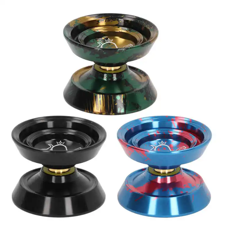 YoYo Ball Unresponsive Aluminum Alloy Advanced Fade Exquisite for Competition with Glove and 3Pcs Strings yoyo ball