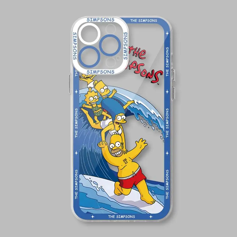 Humorous Homer Simpson Matte Phone Case - Cartoon Design