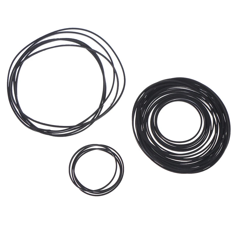 1 Paquet 0.7mm 40-130mm/1mm 45-130mm Mélange Cassette Bande Machine Ceinture Assortie Ceinture Commune Pour Enregistreurs DVD