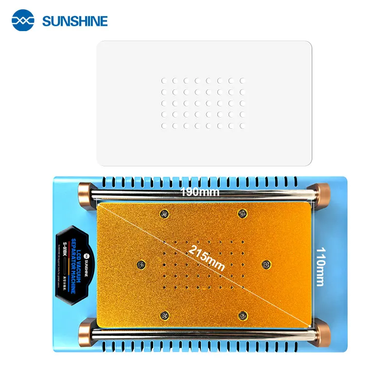 SUNSHINE S-918K 8.5inchPreset Hot Plate Vacuum Separator Machine Strong Suction For iPhone Samsung LCD Display Repair Machine