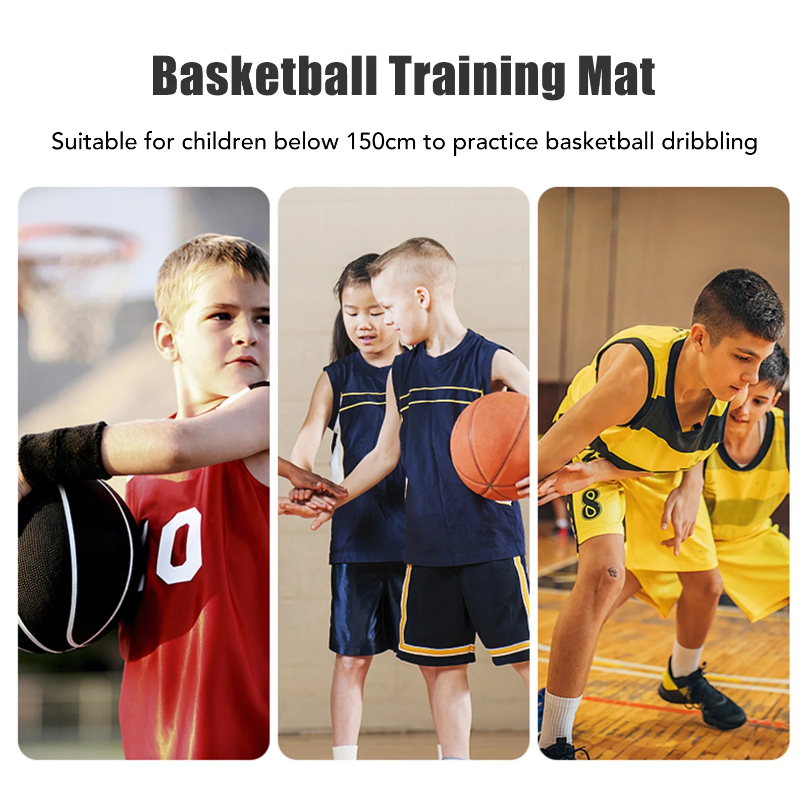 Basketball Train Mat Non Slip Soundproof Material Children Adolescents Indoor Ball Control Training Dribbling Drill For Home Kid