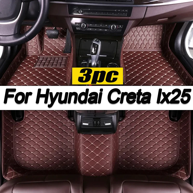 

Стильные автомобильные коврики на заказ для Hyundai Creta Ix25 2020-2023 года, автомобильные аксессуары, детали интерьера, мобильный