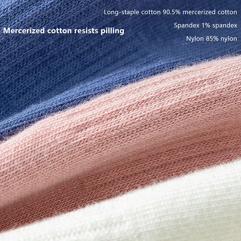 Yoga Cotton Breathable Socks Mid-calf Solid Color Striped Anti-slip Sports Socks Pilates Socks Dance Fitness Training Socks 5 S52480ed8cfa54d969f06204072472a2bU