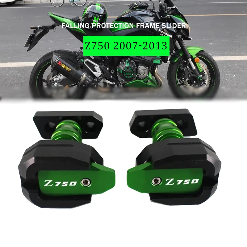 

Motorcycle Falling Protection Frame Slider Fairing Guard Crash Pad Protector Fit For Z750 Z 750 2007-2013 2012