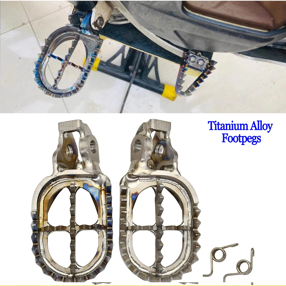 

Titanium Footpegs Foot Pegs Rest For KTM SX SXF XC XCF XCW XCFW TPI 250 300 350 450 Husqvarna TC FC TE FE TX FX GASGAS