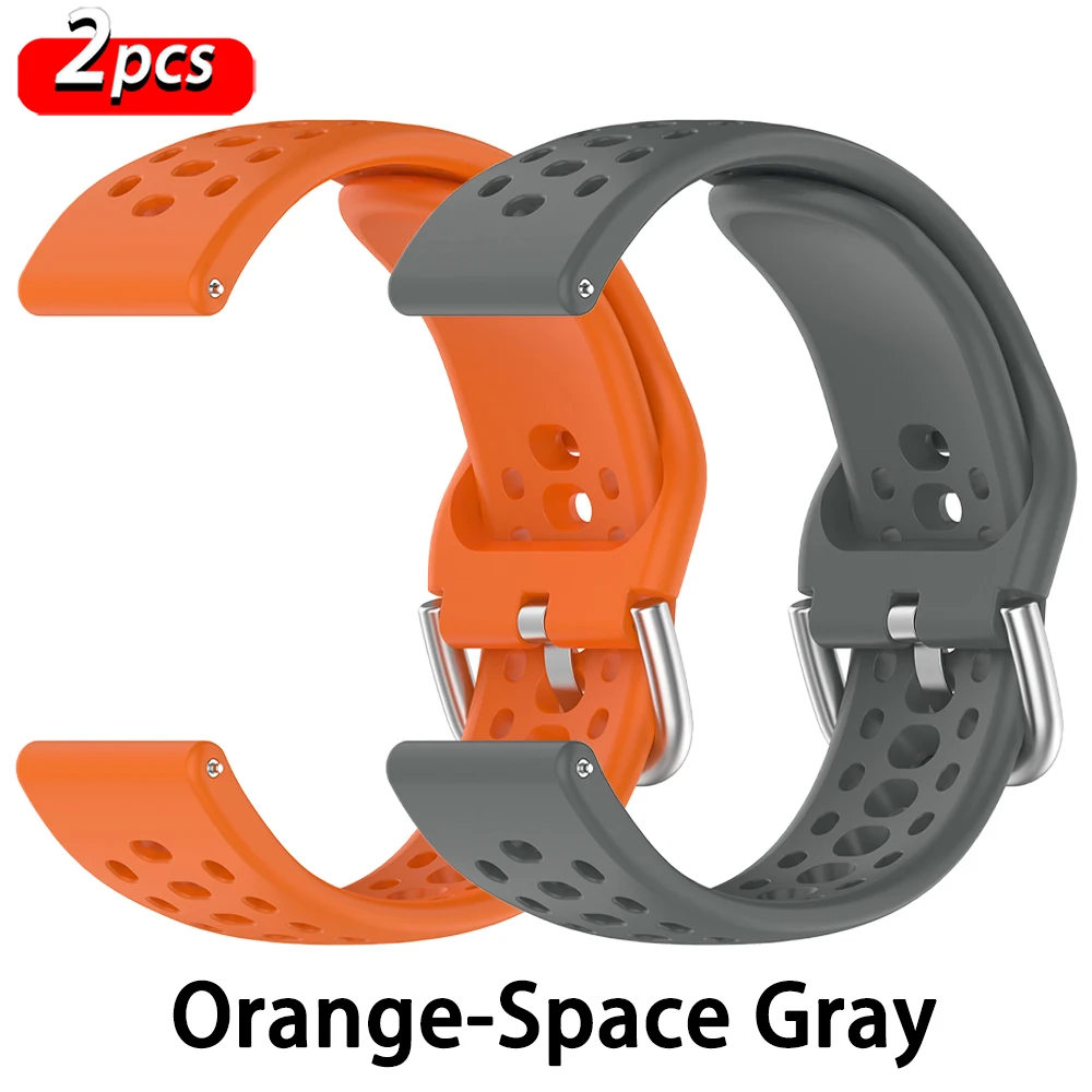 Enhanced Silicone Sport Strap - Breathable and Comfortable Watchband Accessory