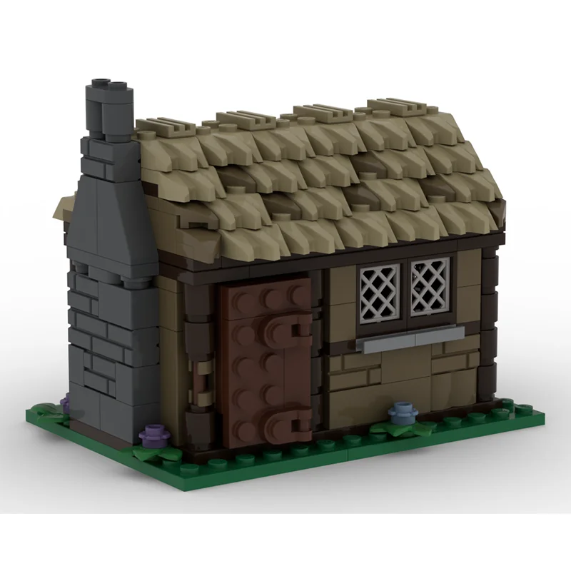 Simple Lego Medieval House Small Lego House Moc MOC-79655 Medieval