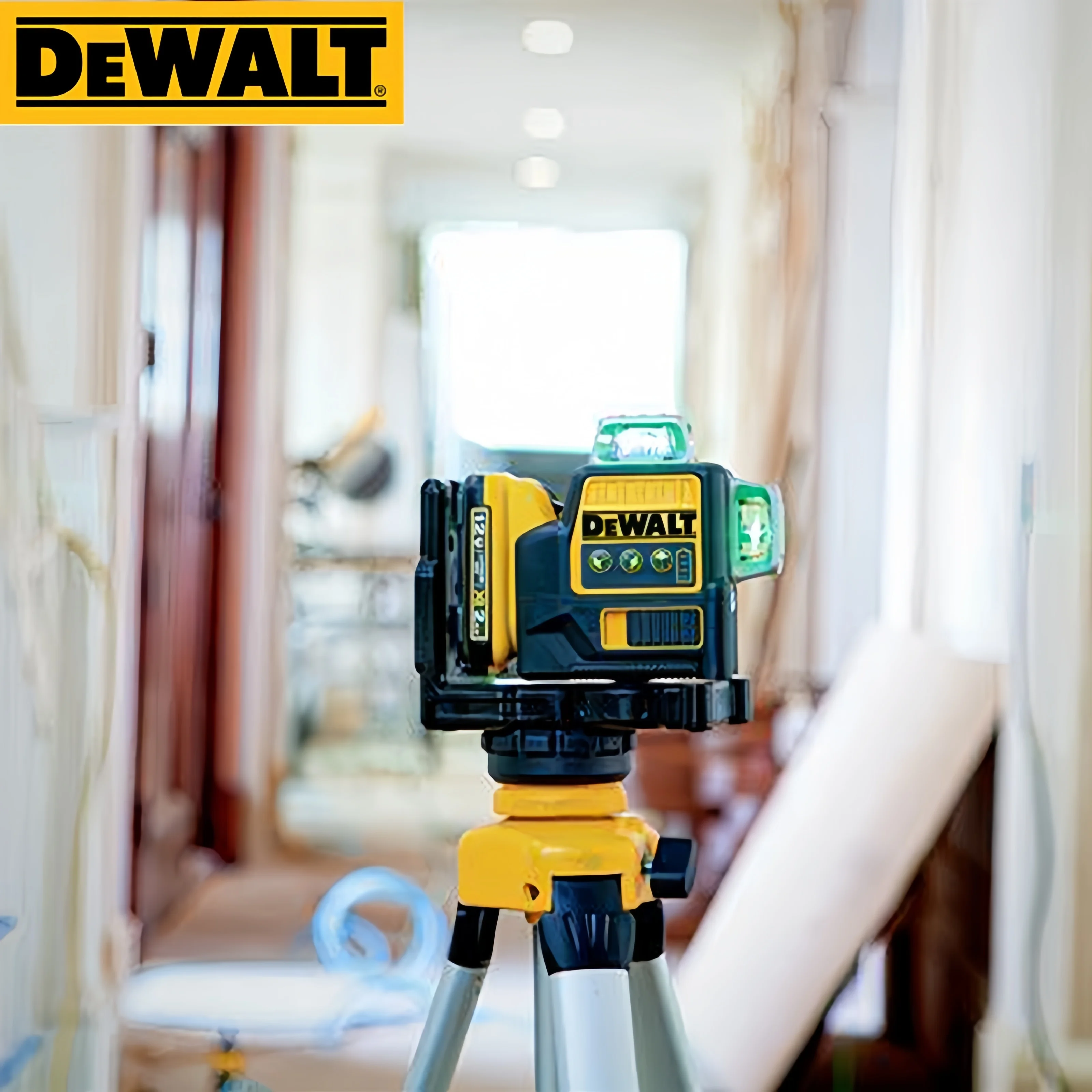 Dewalt DW089LG 3 Sides*360 Degree Vertical 12 Lines Laser Level laser level
