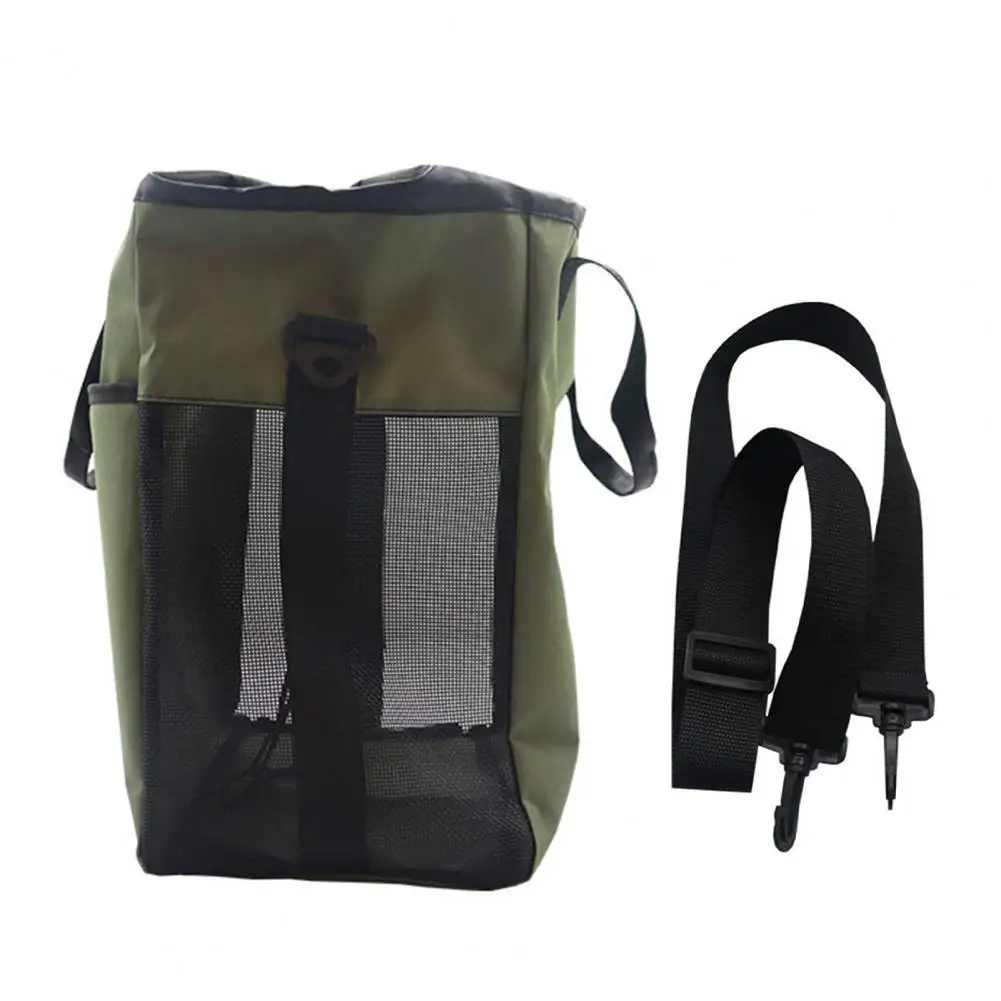 Large Capacity Fishing Wader Bag With Shoulder Strap Oxford Cloth  Waterproof Breathable Fishing Tackle Bag With Pocket