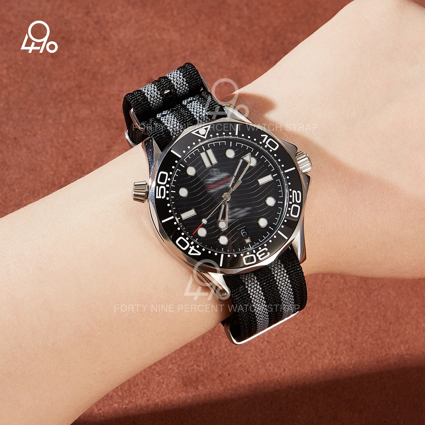 Premium Woven Nylon Fabric Watchband - Versatile One-Piece Design (Multiple Sizes Available)