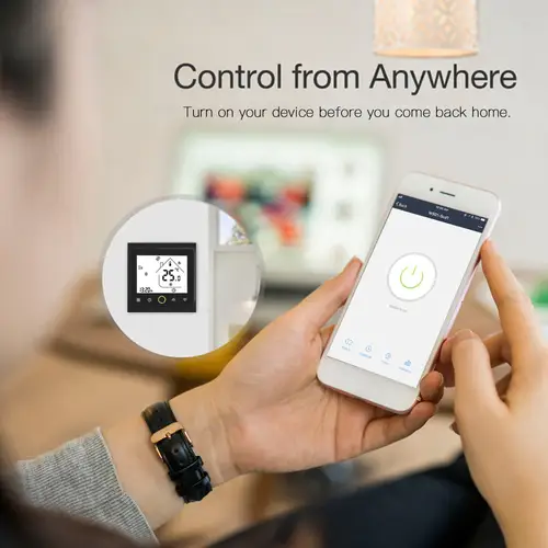 Moes WiFi Smart Thermostat Temperature Controller for Water/Electric Floor Heating Gas Boiler Control with Alexa Google Home - Image 3