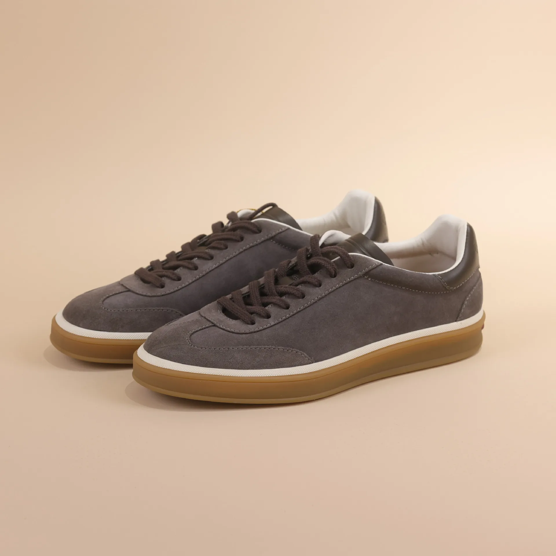 Fashion Versatile Temperament Casual Comfortable Soft Sole Soft Surface Lace-up Light Women's Leather Casual Shoes