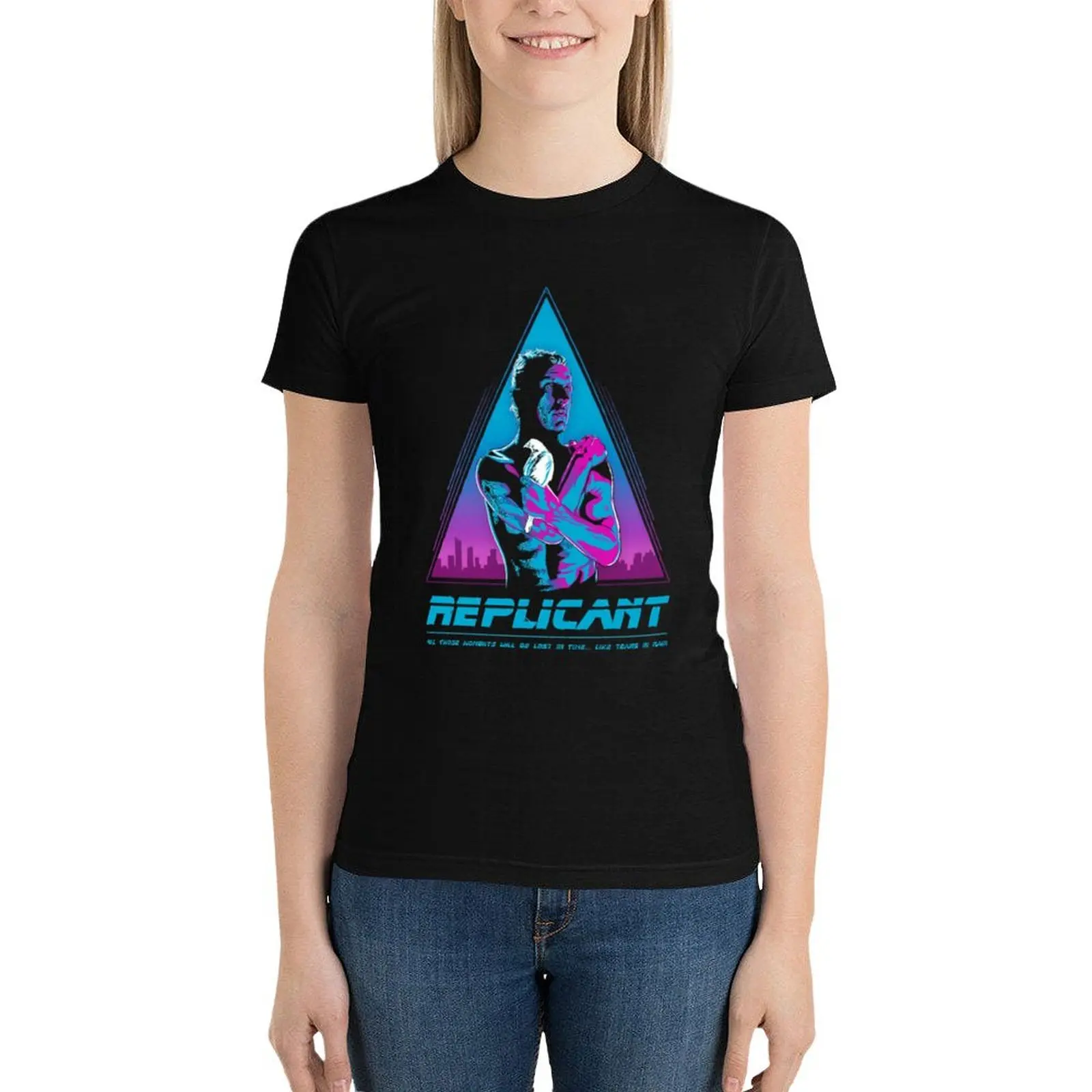 Like tears in rain T-Shirt anime clothes shirts graphic tees western t shirts for Women