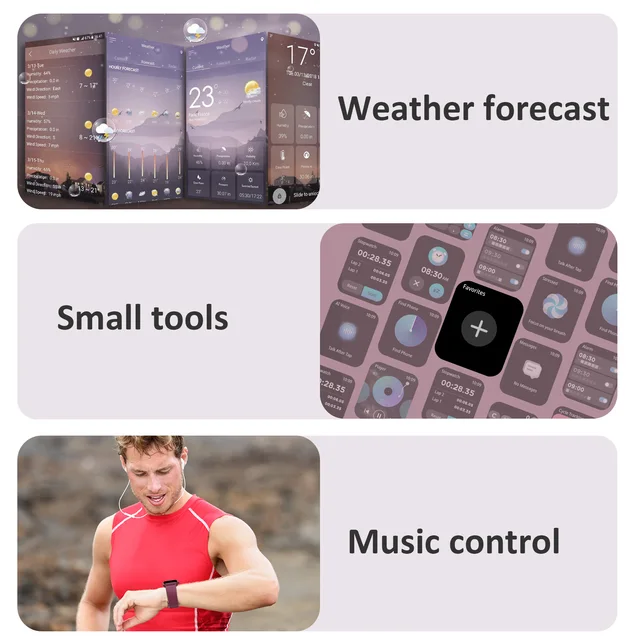 IOWODO 1.85” Full Touch HD Smartwatch Smart Watch Bluetooth Calling 100+ Sport Fitness Tracking Watch with Voice Assistant 5