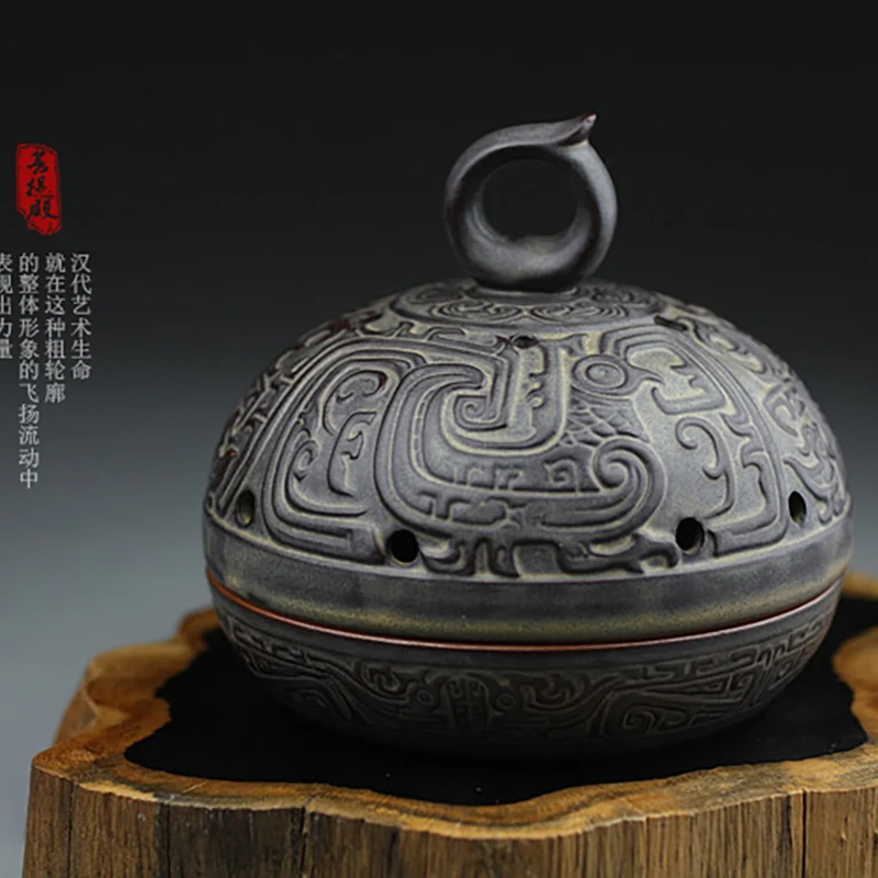 

Joojak incense holder handmade ceramic incense burner antique tower incense sandalwood furnace vintage incense burner plate