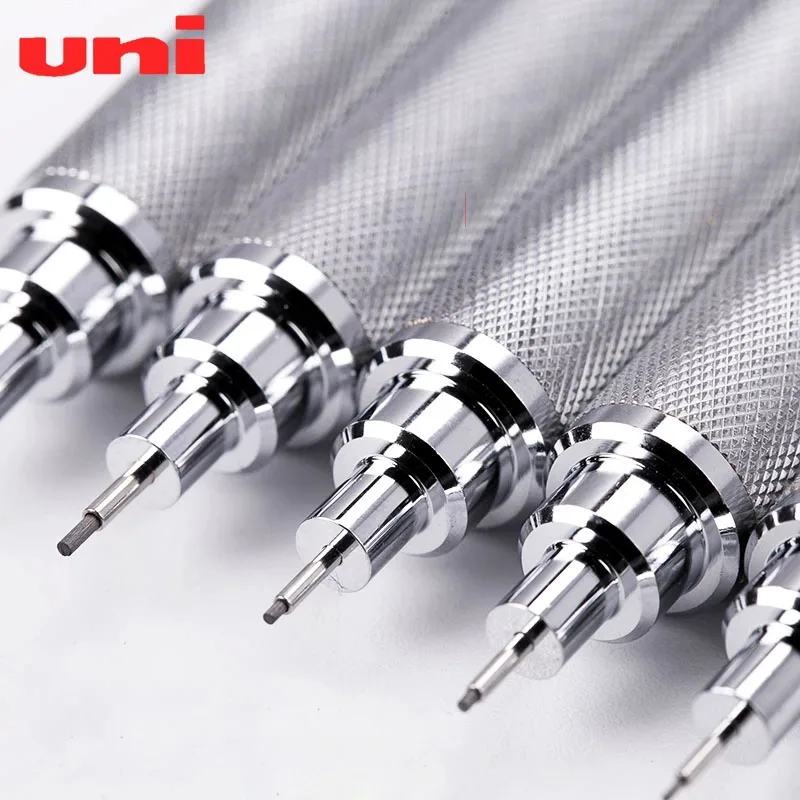 Uni Shift Mechanical Pencils 0.3/0.5/0.7/0.9 mm Retractable Tip Low Gravity Center Graphics Design M5-1010 For School 2