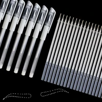 White Microblading Tattoo Surgical Skin Marker Pen Eyebrow Marker Pen Core Tattoo Accessories 10pcs/20pcs/set for choose 1