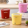 EDTID Mini Rice Cooker Multifunction Skillet Noodle Cooking Pot Egg Omelette Frying Pan Hotpot Baby Food Stew Cup Soup Heater 4