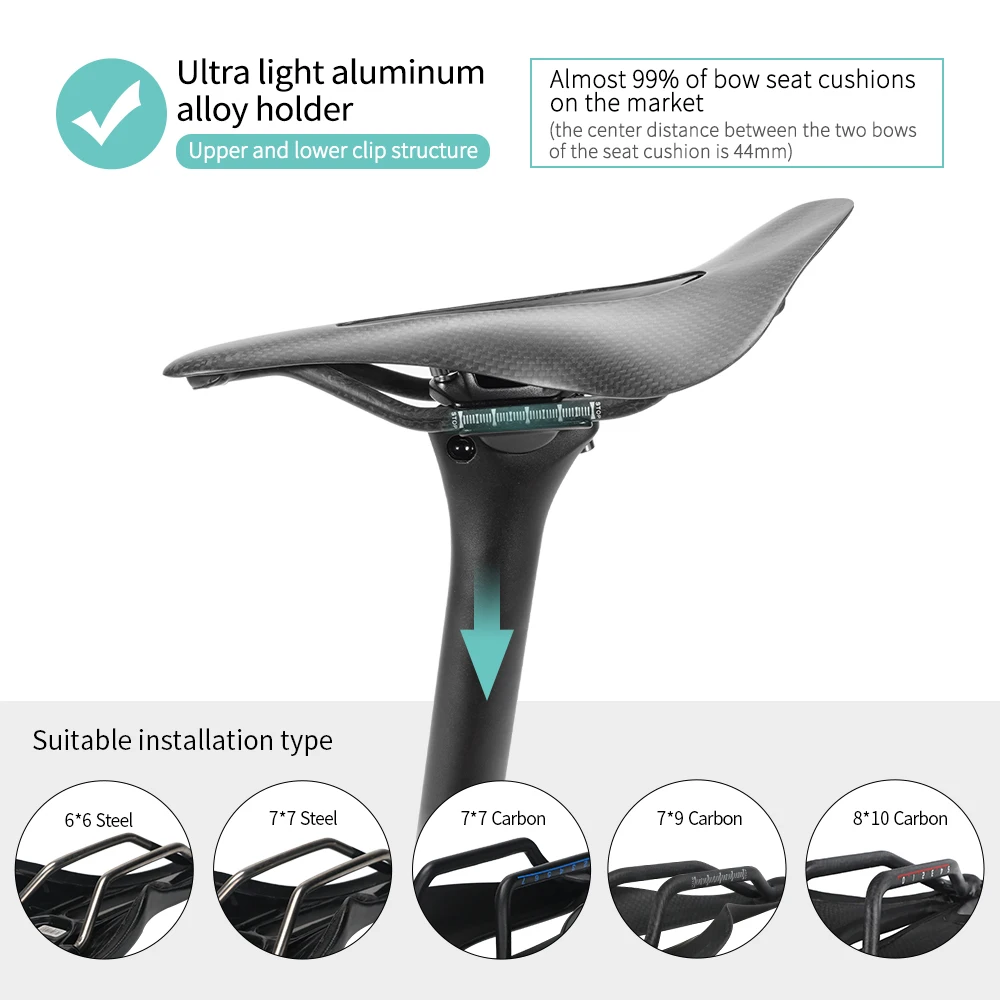 Bike Seat Post TOSEEK C70 No Logo Carbon Seatpost Light Weight 27.2/31.6mm Matte Black MTB Road Bike Seat Post Seat Tube Bicycle Parts