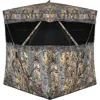 3 Person Pop up Ground Blind, Portable Hunting Blind with Mesh Windows, Carrying Bag & Ground Stakes, with Hub System 1