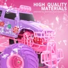 JJRC Q157 Pink 2.4G Remote Control Electric Vehicle Big Wheel Fast Purple Truck Remote Control Girls Children's Toys 1