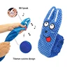 Dog Puzzle Feeder Interactive Toy Indestructible Plush Sound Squeak Puppy Toys For Resistant Foldable Snail Dogs Pet Supplies 4