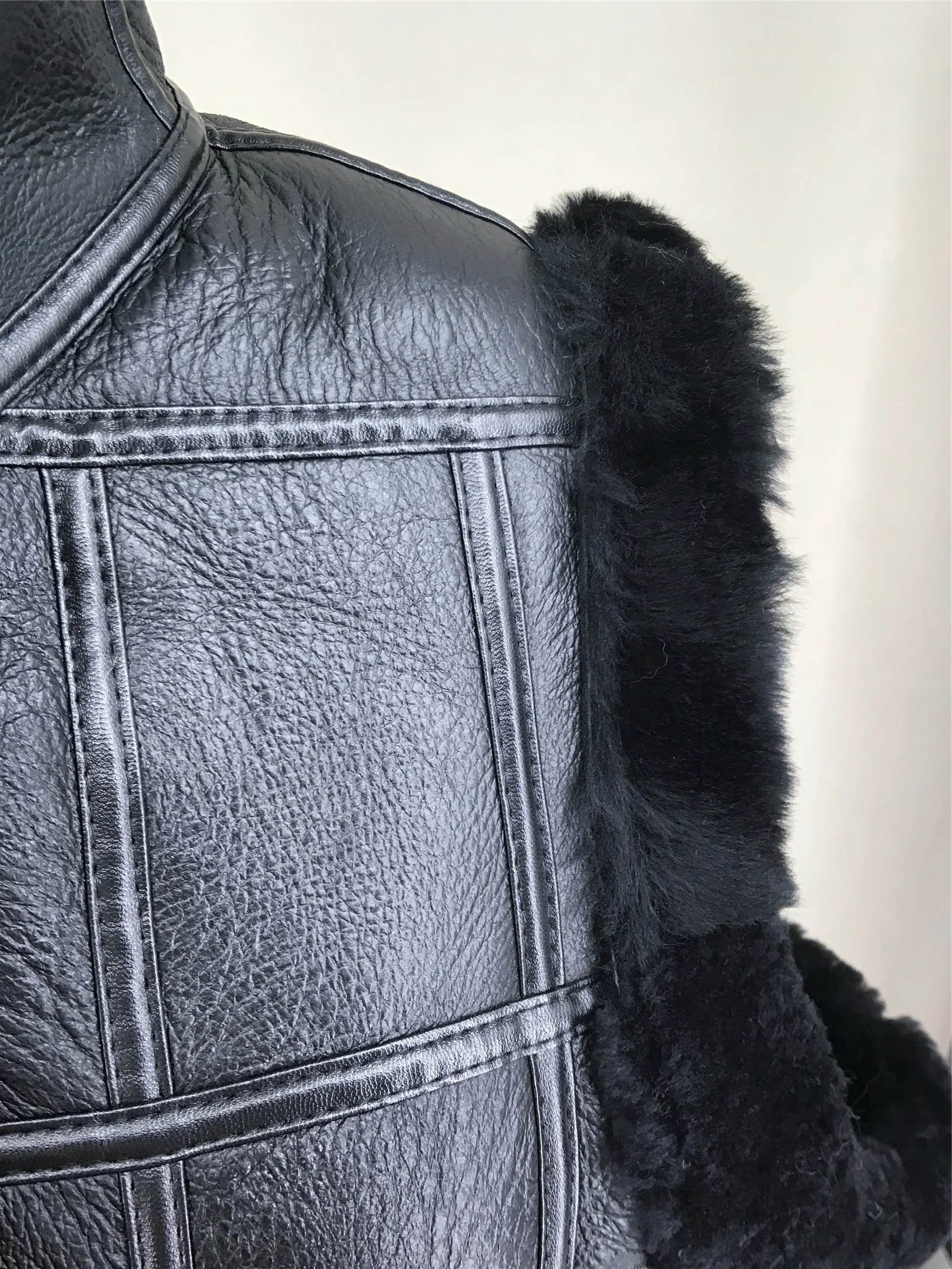 천연 양피 한 모피 조끼 파카 양복 조끼 남자 모피 안감 클래식 지퍼 남여 Gilet 23A0823 한국 새 봄