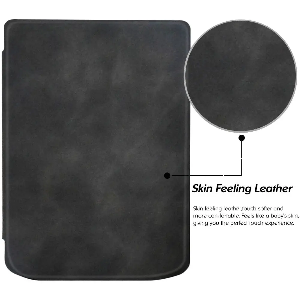 Ultra Slim PU Leather Shockproof Auto Wake Sleep e-Reader Case