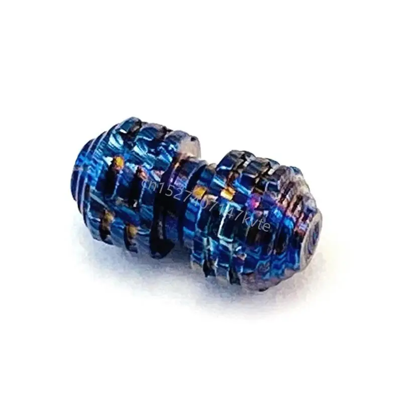 High Strength Titaniums Damascus Fold Knivies Thumb Studs Push Pin for 4MM Knivies Hole Lightweight Durability Tool R9CA