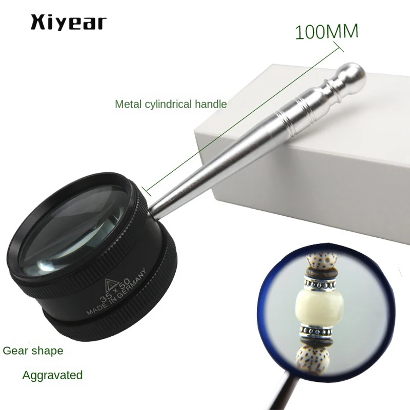 Handheld-Optical-Lens-High-definition-35x50mm-Antique-Jewelry ...