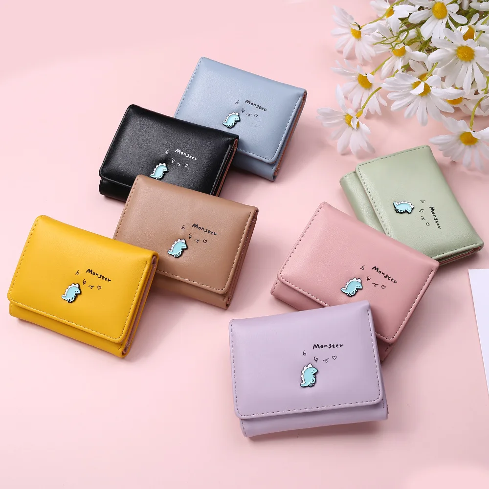 

1 шт., складной кошелек с рисунком динозавра