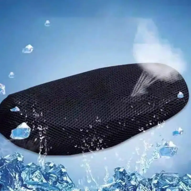 Motorcycle Seat Cushion Sun Protection Seat Covers Cooling Seat Cover 3D Honeycomb Breathable & Waterproof Seat Protector Mesh