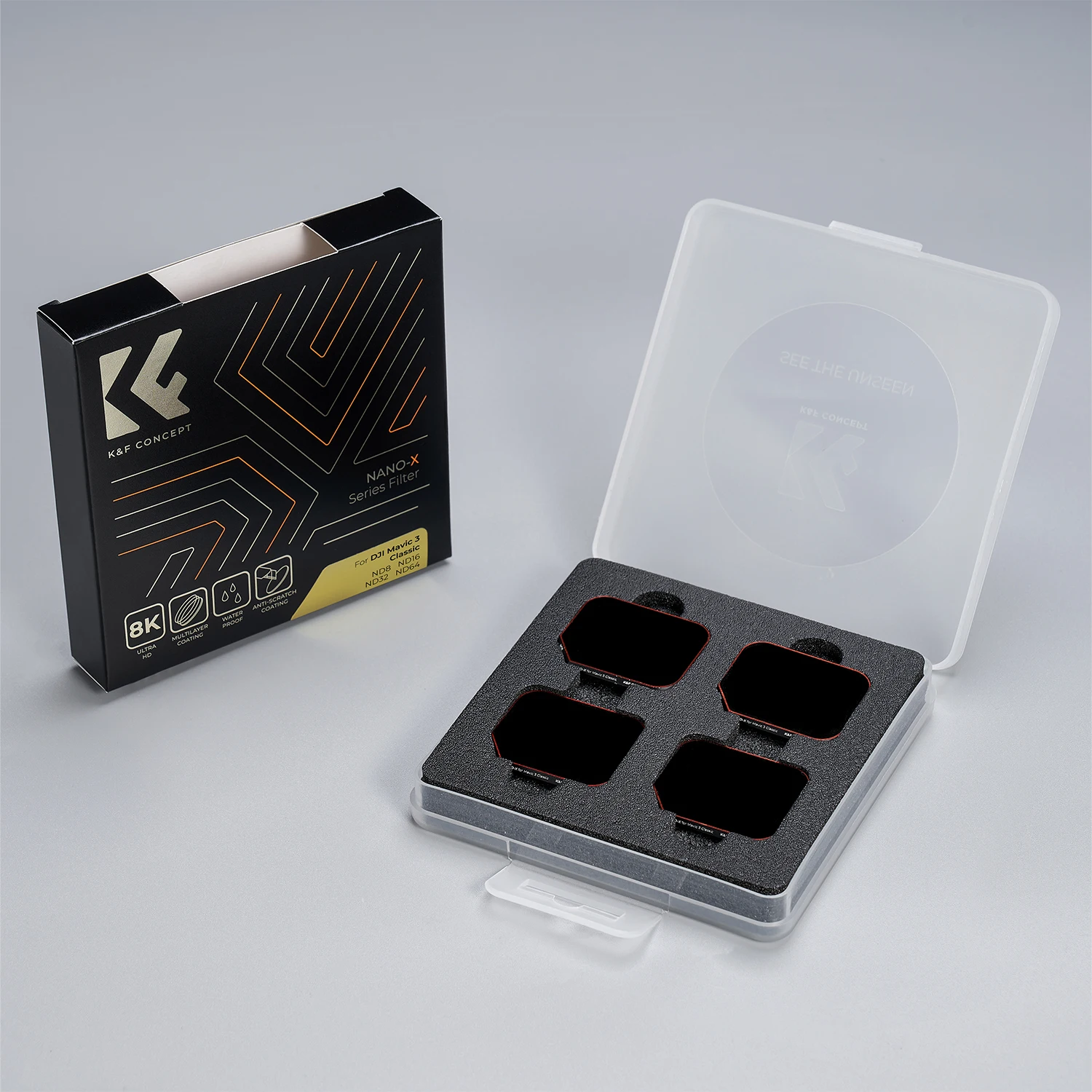 K&F Concept Filter for DJI Mavic 3 Classic, DJI For 8K CONCEPT K&f NANO-X Filter Series _
