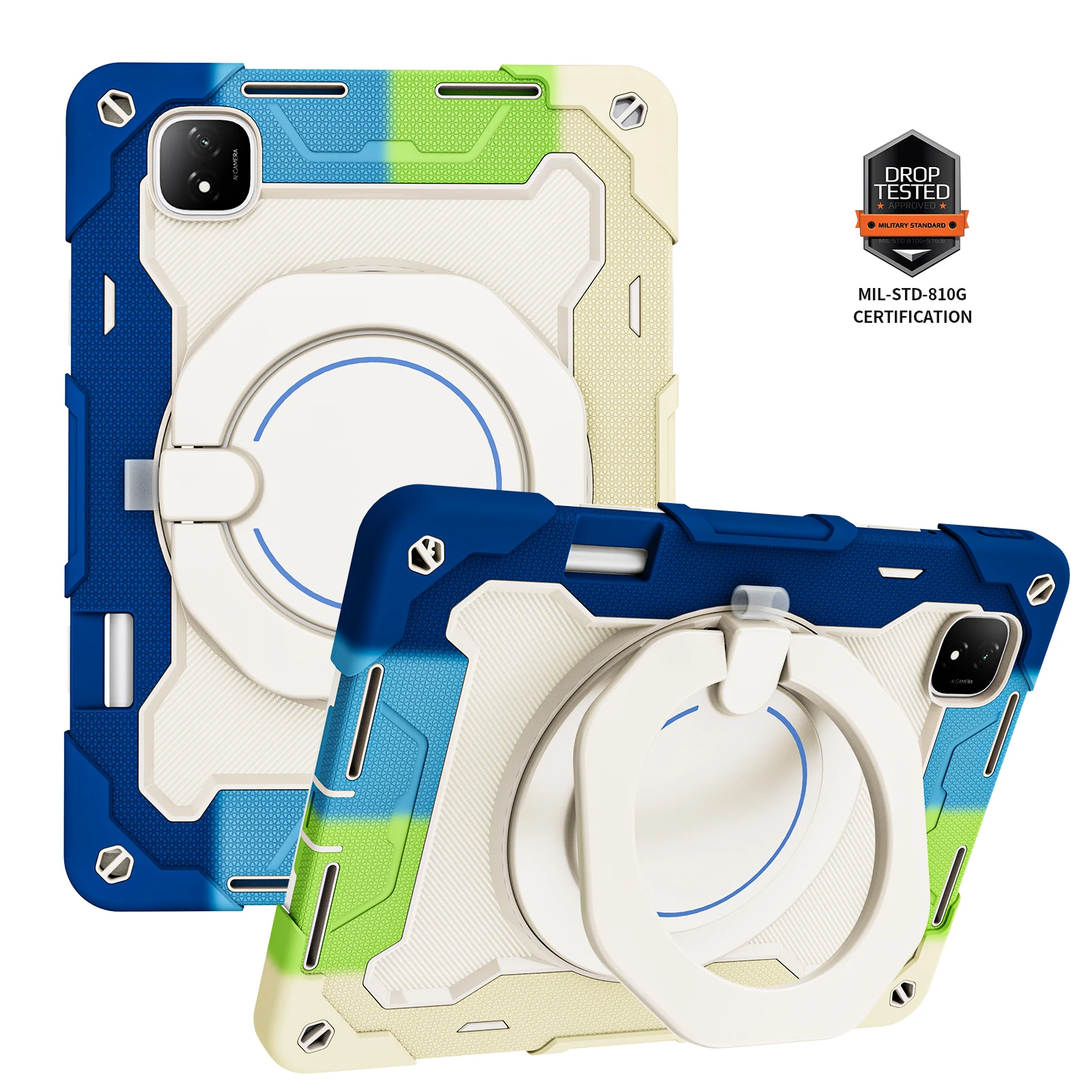 Heavy Duty Shockproof Tablet Case with Stand and Pen Slot