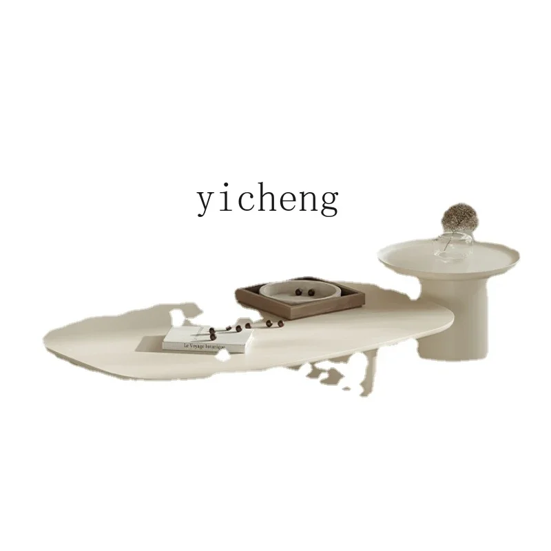 

XL Creative Silent Style Living Room Home Small Apartment Modern Simple White Tea Table