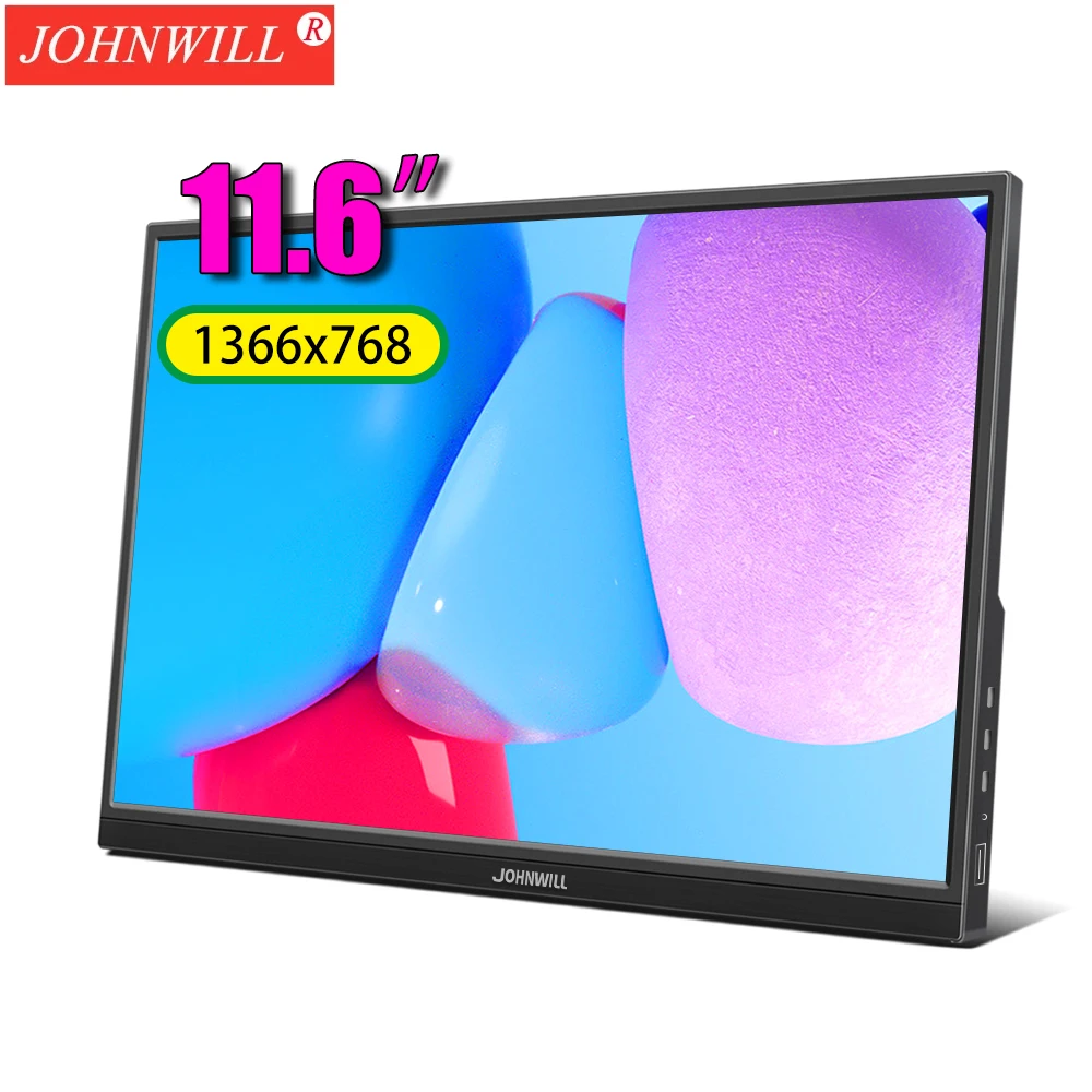 PC Gamer 11.6 inch 1366x768 Portable Monitor Secondary Display HDMI-compatible Type-c For PS4/PS5 Switch Xbox Loptap Screen