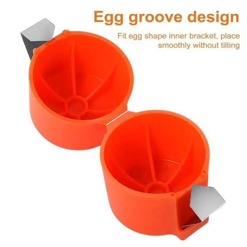 Cute Egg Shell Opener Kitchen Baking Tool Stainless Steel Egg Peeler Household Handheld Separator Tool for Cooking Camping egg shell opener,egg opener