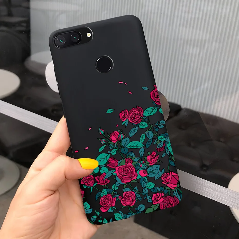 Lovely Print Soft Silicone Phone Case - Stylish Protective Back Cover with Bumper
