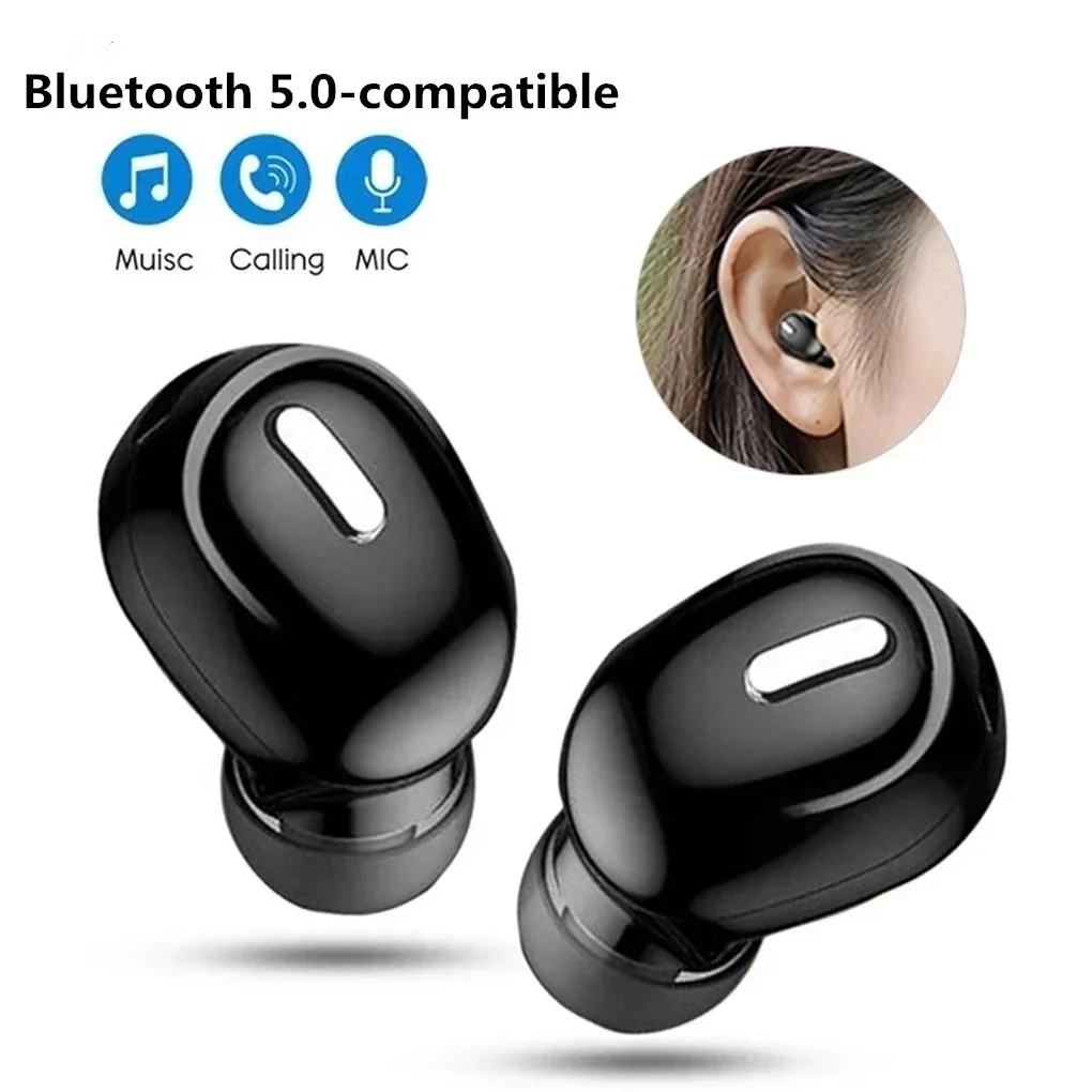 

X9 Wireless Headphones Bluetooth 5.0 Earphones With Mic Single in-Ear Sports Waterproof TWS Earbuds Bluetooth Handsfree Headset