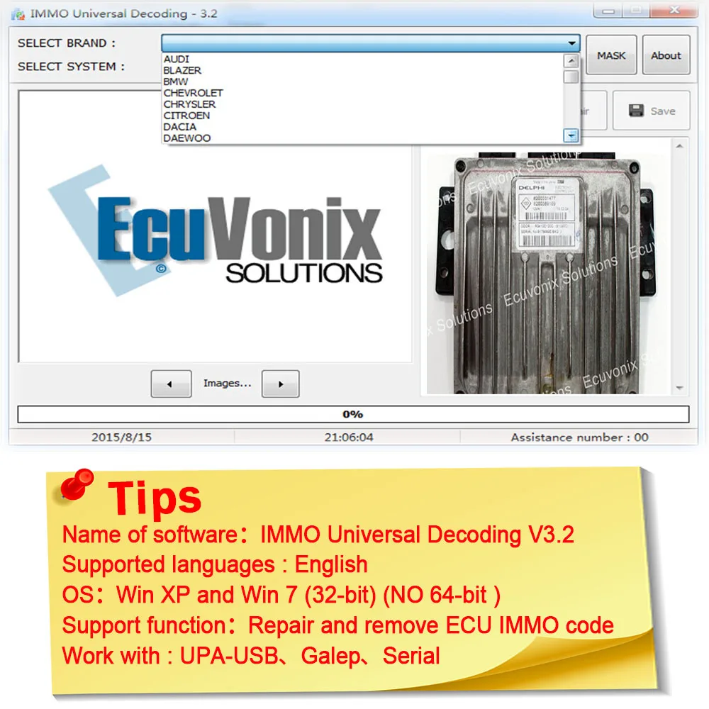 NEW 4 SOFTWARE DPF FAP EGR IMMO REPAR OFF DELETE ECU DECODING UNIVERSAL