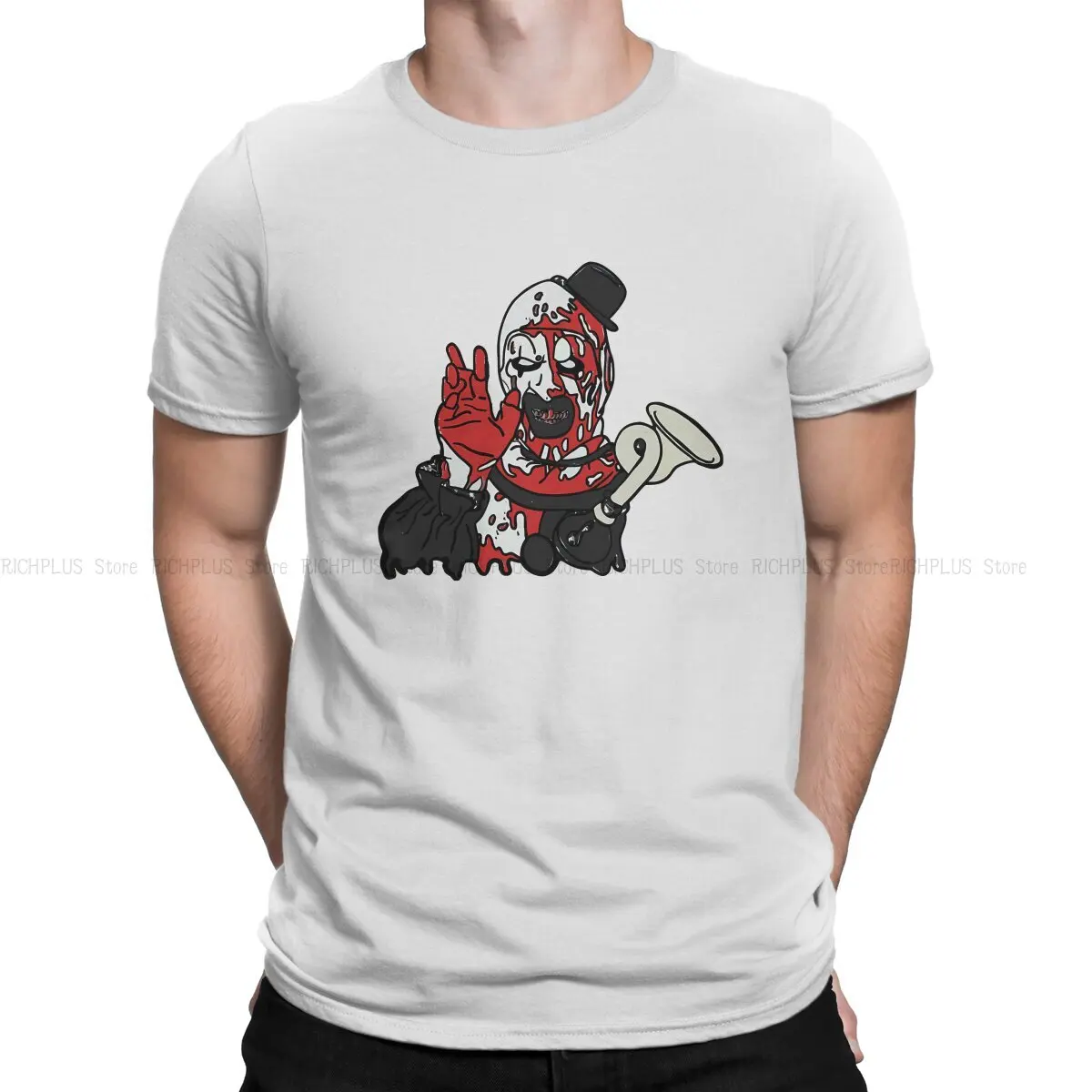 

Terrifier Horror Films Man TShirt Graphic Fashion T Shirt Harajuku Streetwear Hipster