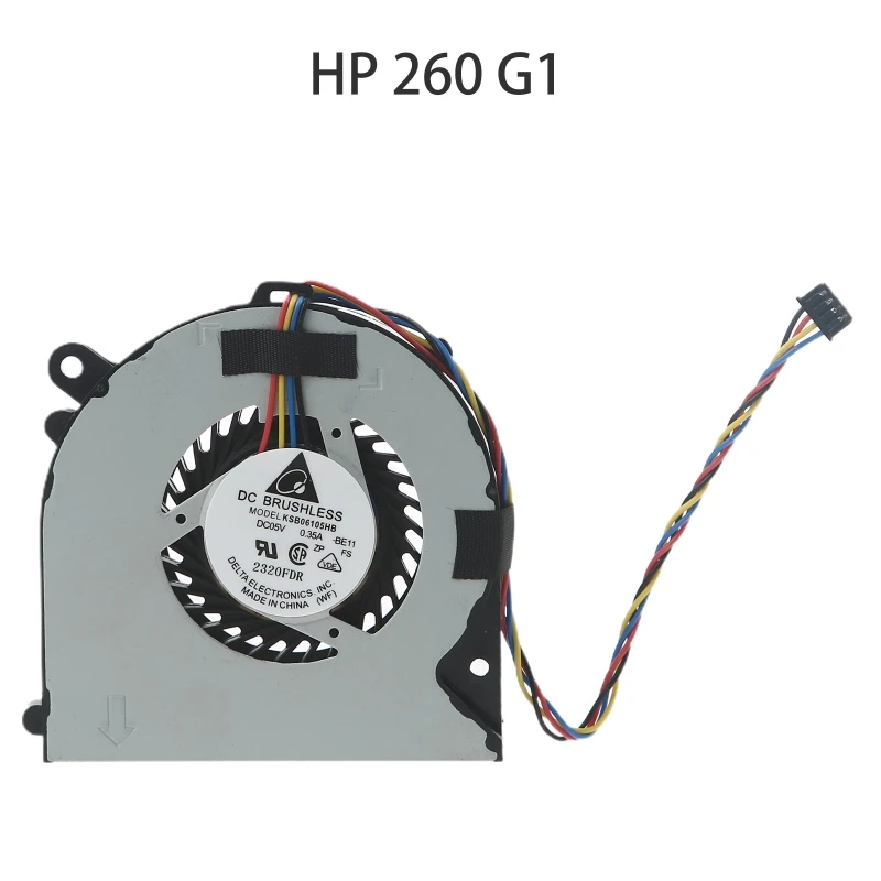 노트북 예비 부품, 5V 0.368A 용 CPU 냉각 팬 260 G1 DM PC CPU Dropship 용 4 핀 4 선 노트북 방열판 라디에이터