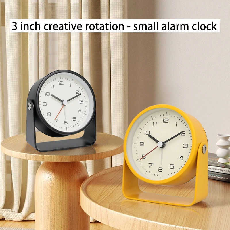 1pc Creative Metal Small Alarm Clock, Student Specific Silent